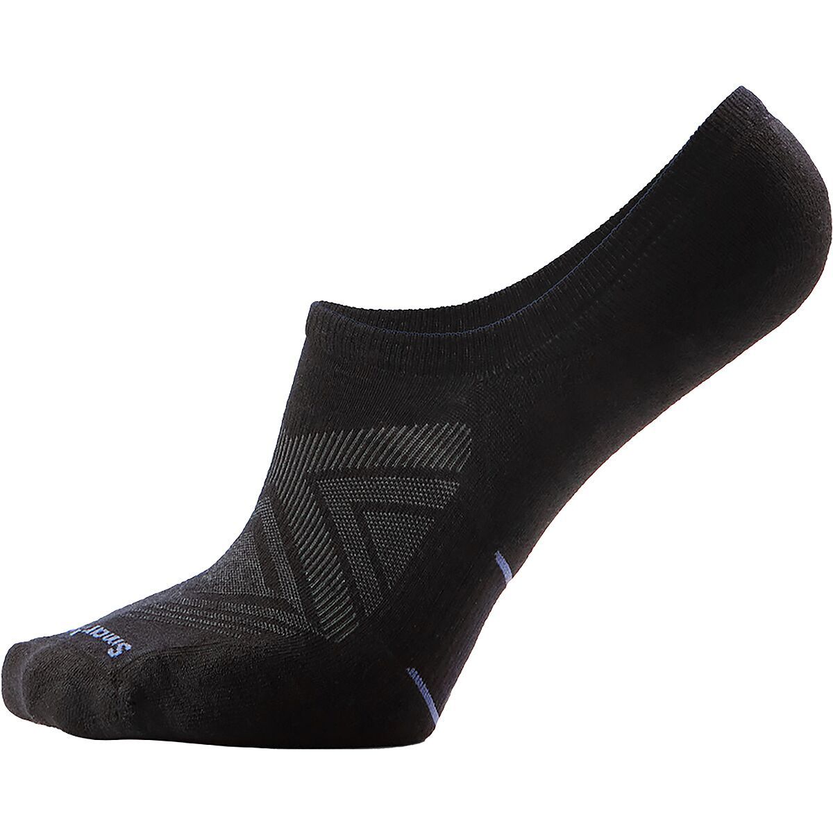 Image of Smartwool Run Targeted Cushion No Show Sock Black, L