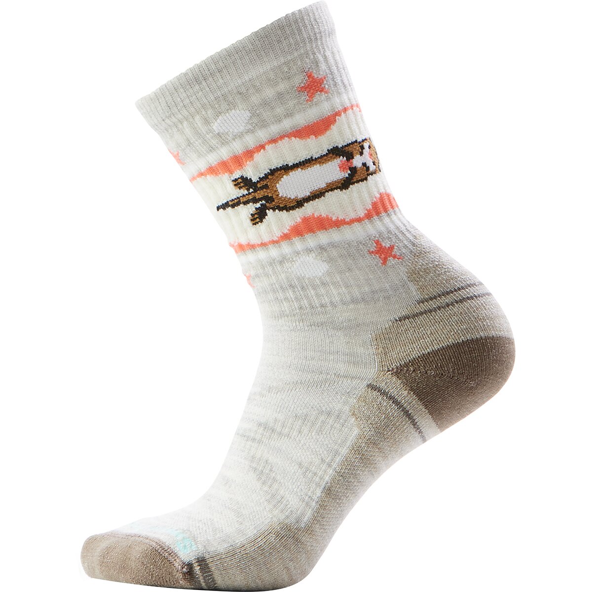 Image of Smartwool Hike Light Cushion Otter Float Crew Sock - Women's Ash, S