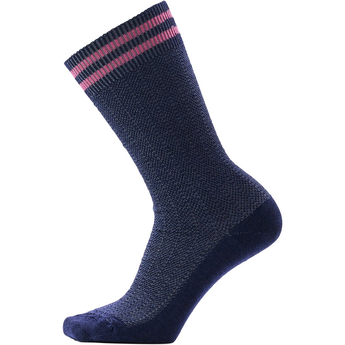 Image of Smartwool Everyday Courtside Texture Tall Crew Sock - Women's Deep Navy, L