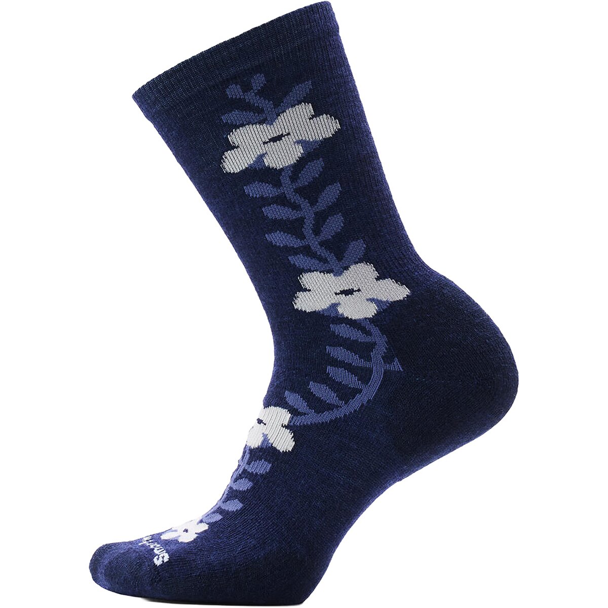 Image of Smartwool Everyday Garden Vine Crew Sock - Women's Deep Navy, S