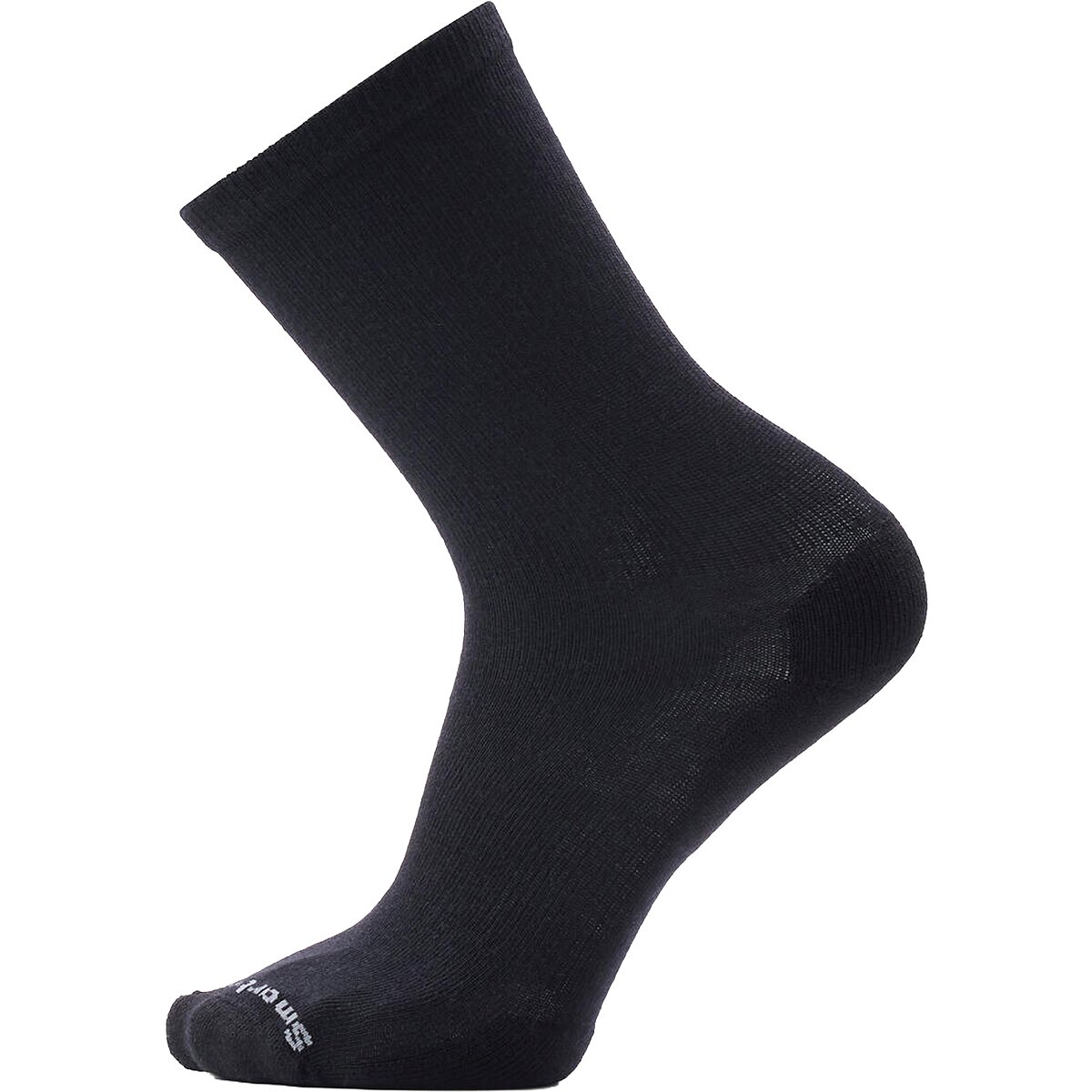 Image of Smartwool Everyday Solid Rib Crew Sock Black, XL