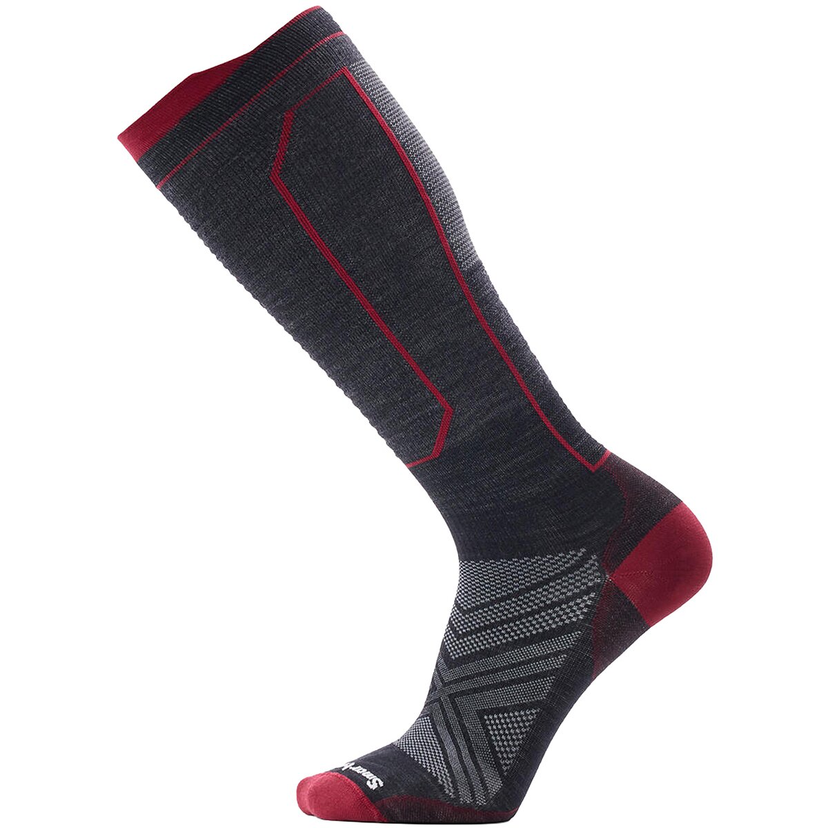 Image of Smartwool Intraknit Ski Zero Cushion OTC Sock Black, L