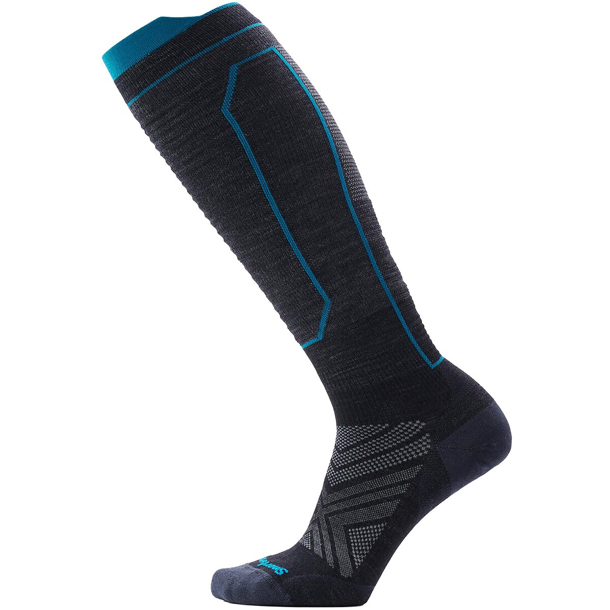 Image of Smartwool Intraknit Ski Zero Cushion OTC Sock - Women's Black, S