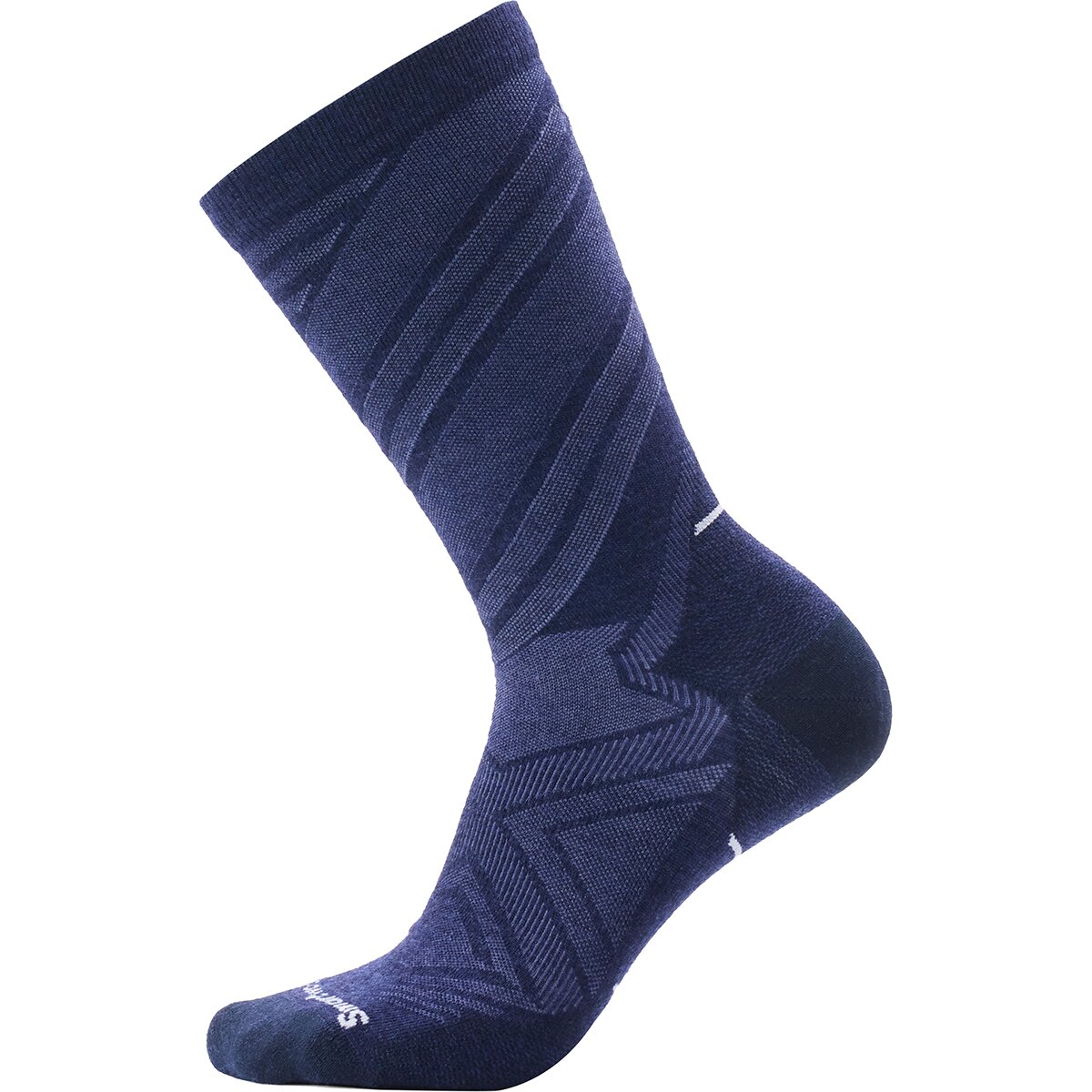 Image of Smartwool Run Zero Cushion Crew Sock Deep Navy, L