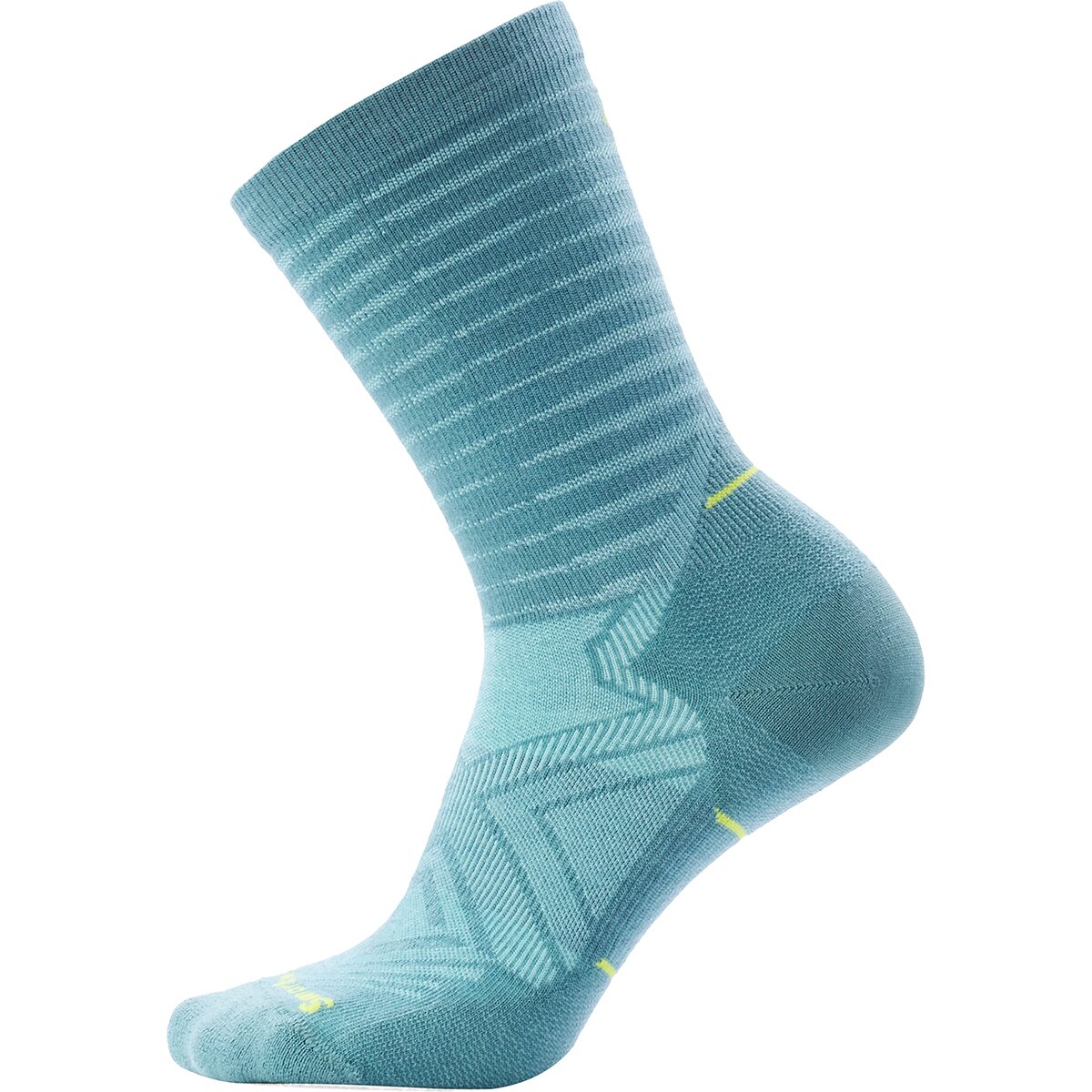 Image of Smartwool Run Zero Cushion Crew Sock - Women's Dusty Teal, S