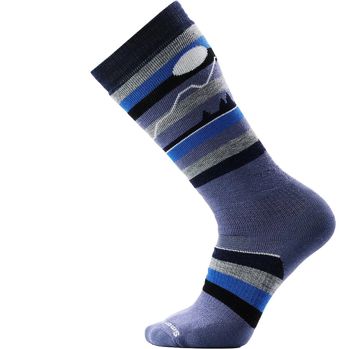 Image of Smartwool Snowboard Full Cushion Cold Canyon OTC Sock Nightfall Blue, M