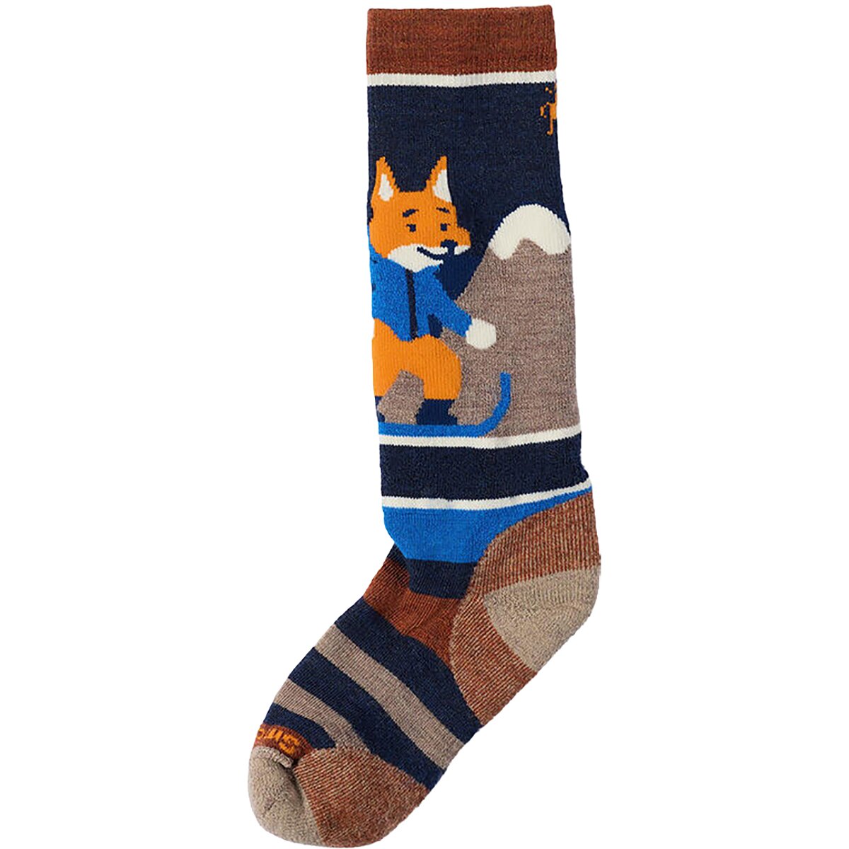 Image of Smartwool Wintersport Full Cushion Fox Glade OTC Sock - Kids' Picante, XS