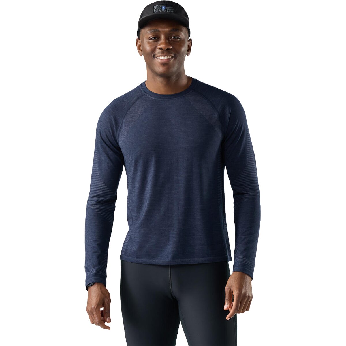 Image of Smartwool Intraknit Seamless Long-Sleeve - Men's Deep Navy, S