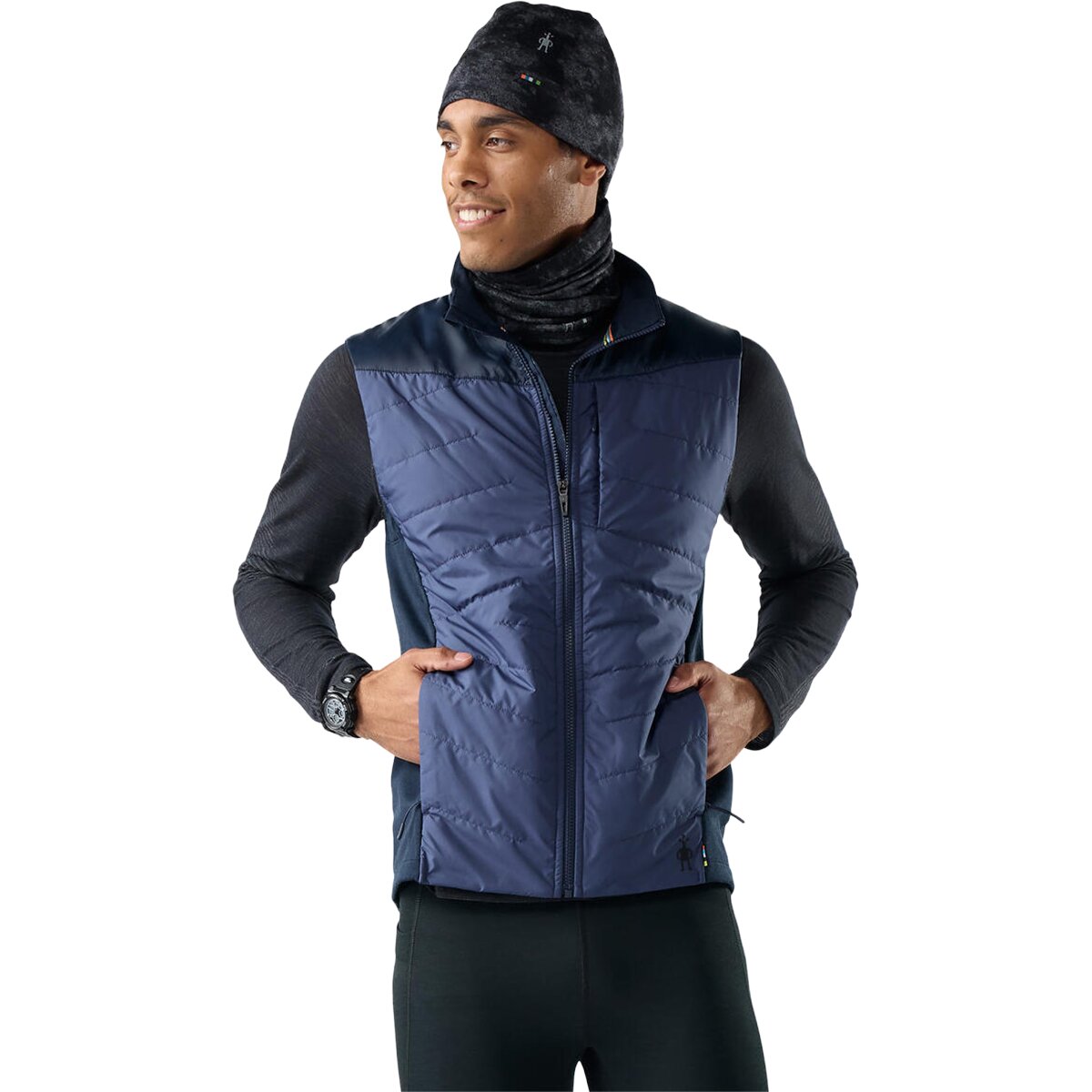 Image of Smartwool Smartloft Vest - Men's Nightfall Blue, L