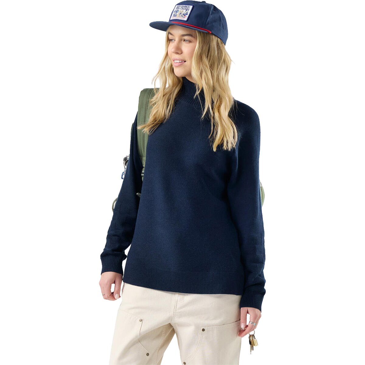 Image of Smartwool Edgewood Tunic - Women's Deep Navy Heather, M