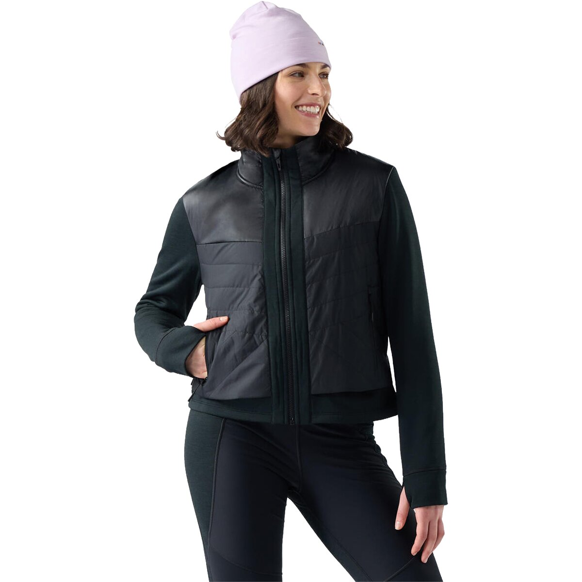 Image of Smartwool Smartloft Cropped Jacket - Women's Black, S