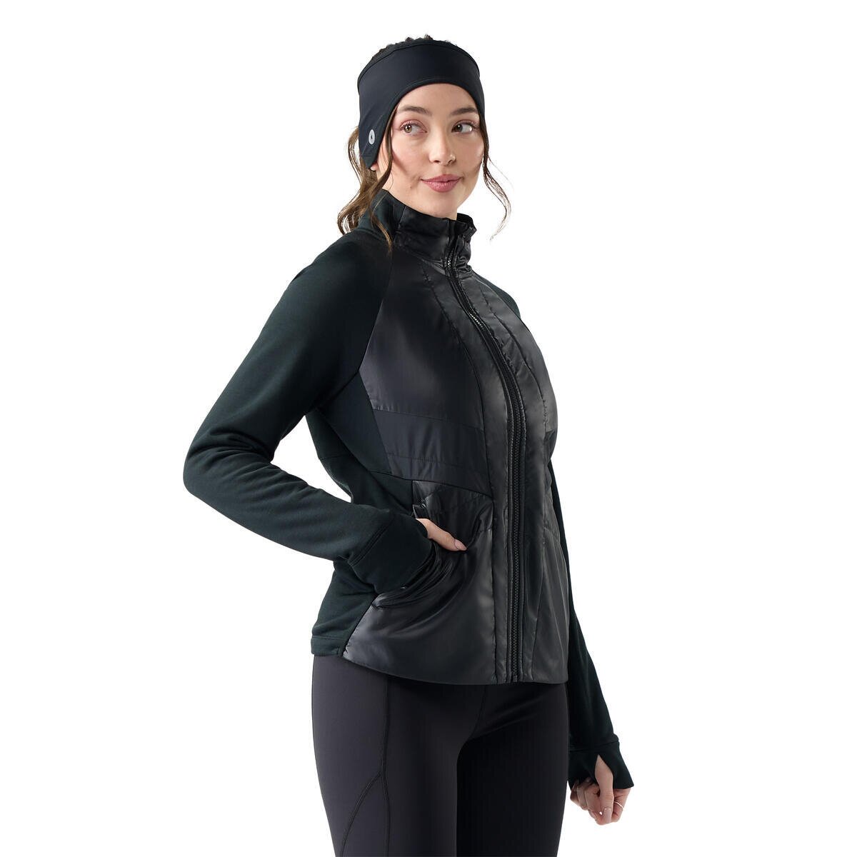 Image of Smartwool Smartloft Hybrid Jacket - Women's Black, XS