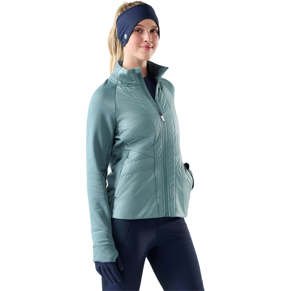 Image of Smartwool Smartloft Hybrid Jacket - Women's Dusty Teal, S