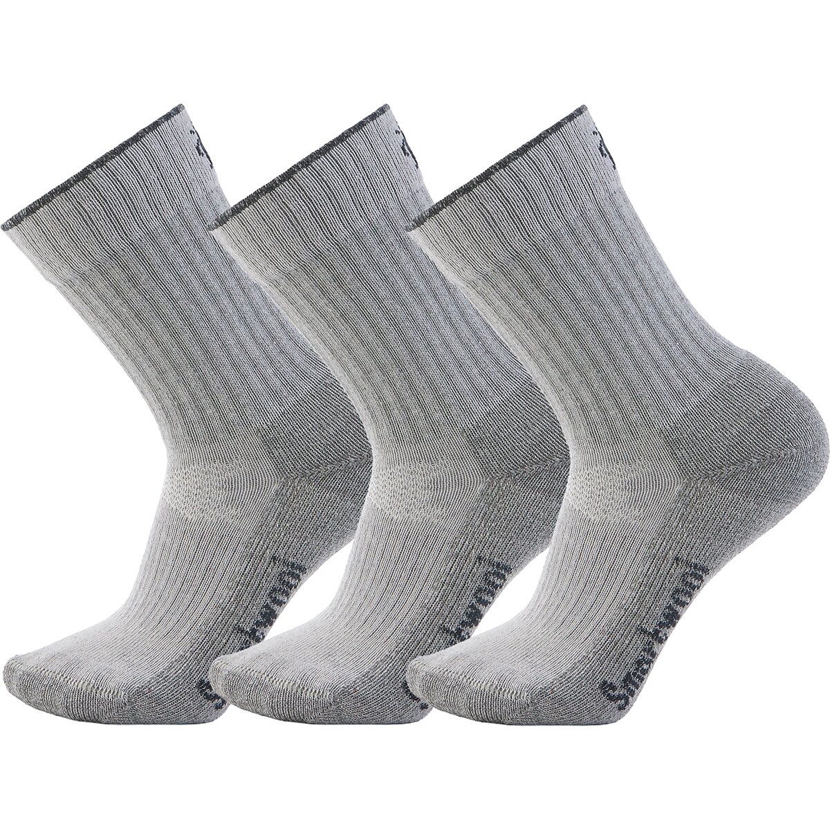 Image of Smartwool Hike Classic Edition Light Cushion 2nd Cut Sock - 3-Pack Light Gray, S