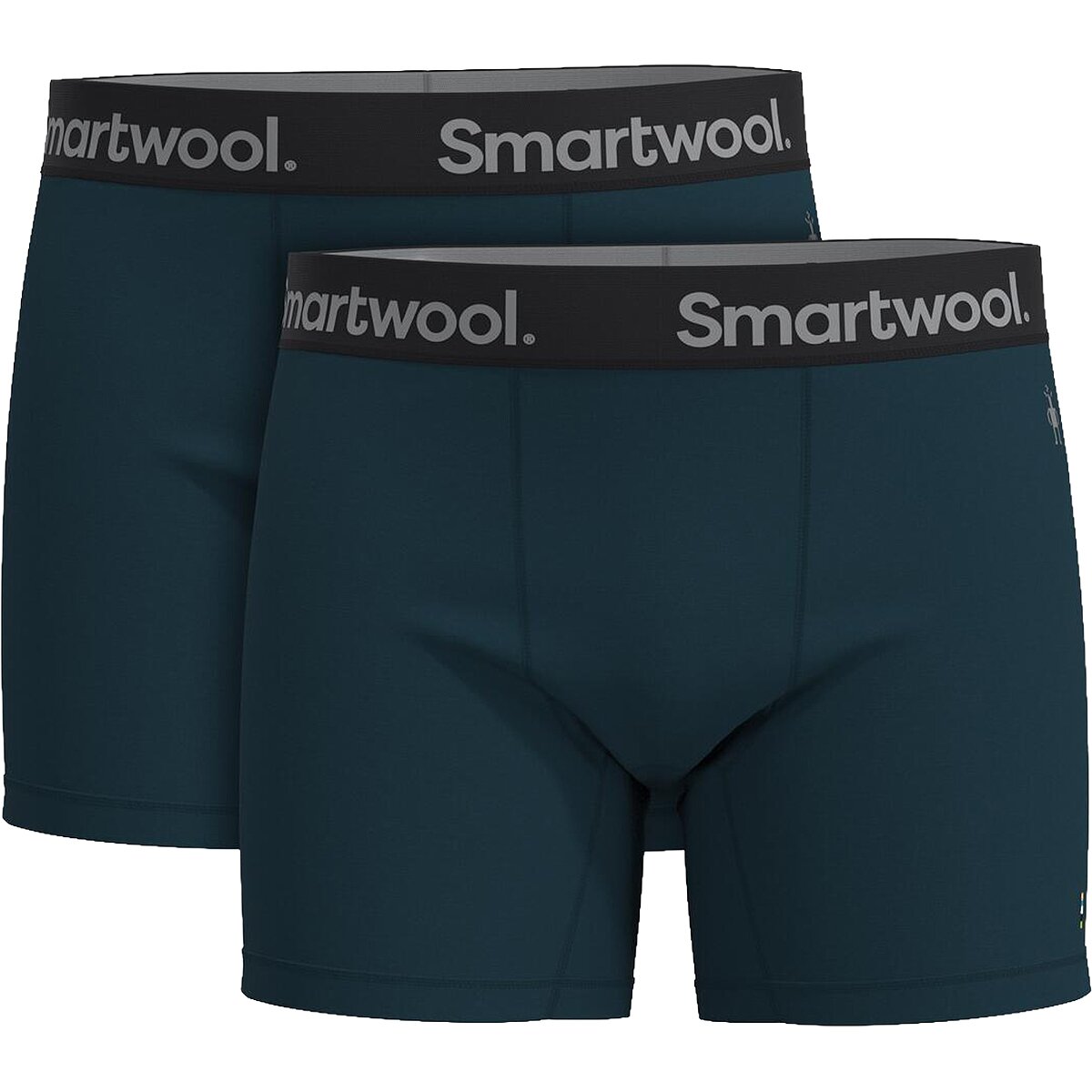 Image of Smartwool Active Boxer Brief - 2-Pack - Men's Twilight Blue, XXL