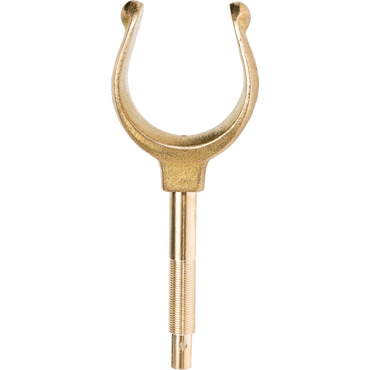 Image of Sawyer Oars Canyon Oar Lock -Long Threaded + Nylock Nut Brass, 5/8in Dia Shank