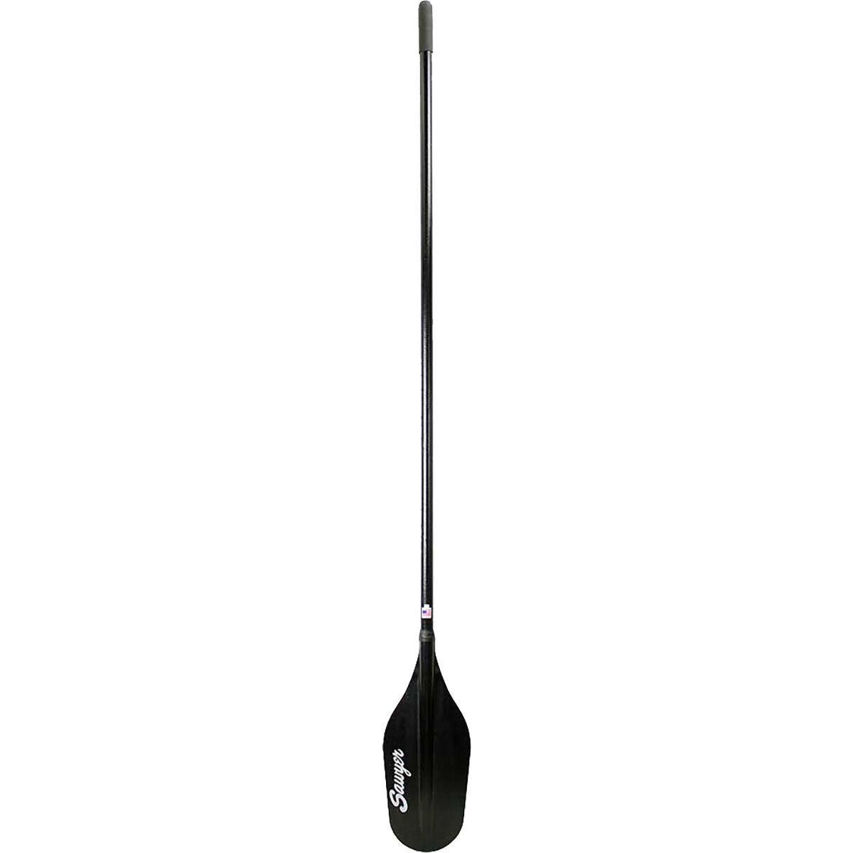 Image of Sawyer Oars Small Stealth 2-Piece Straight Blade Oar + Rope Wrap Black, 8ft 6in