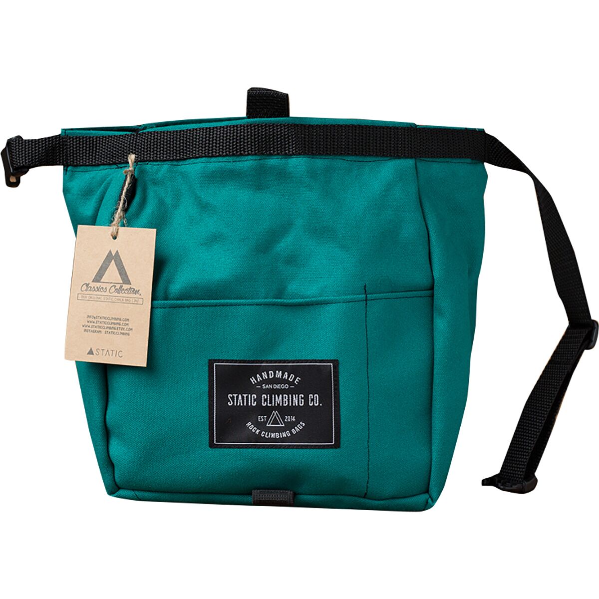 Image of STATIC Canvas Chalk Bucket Teal, One Size