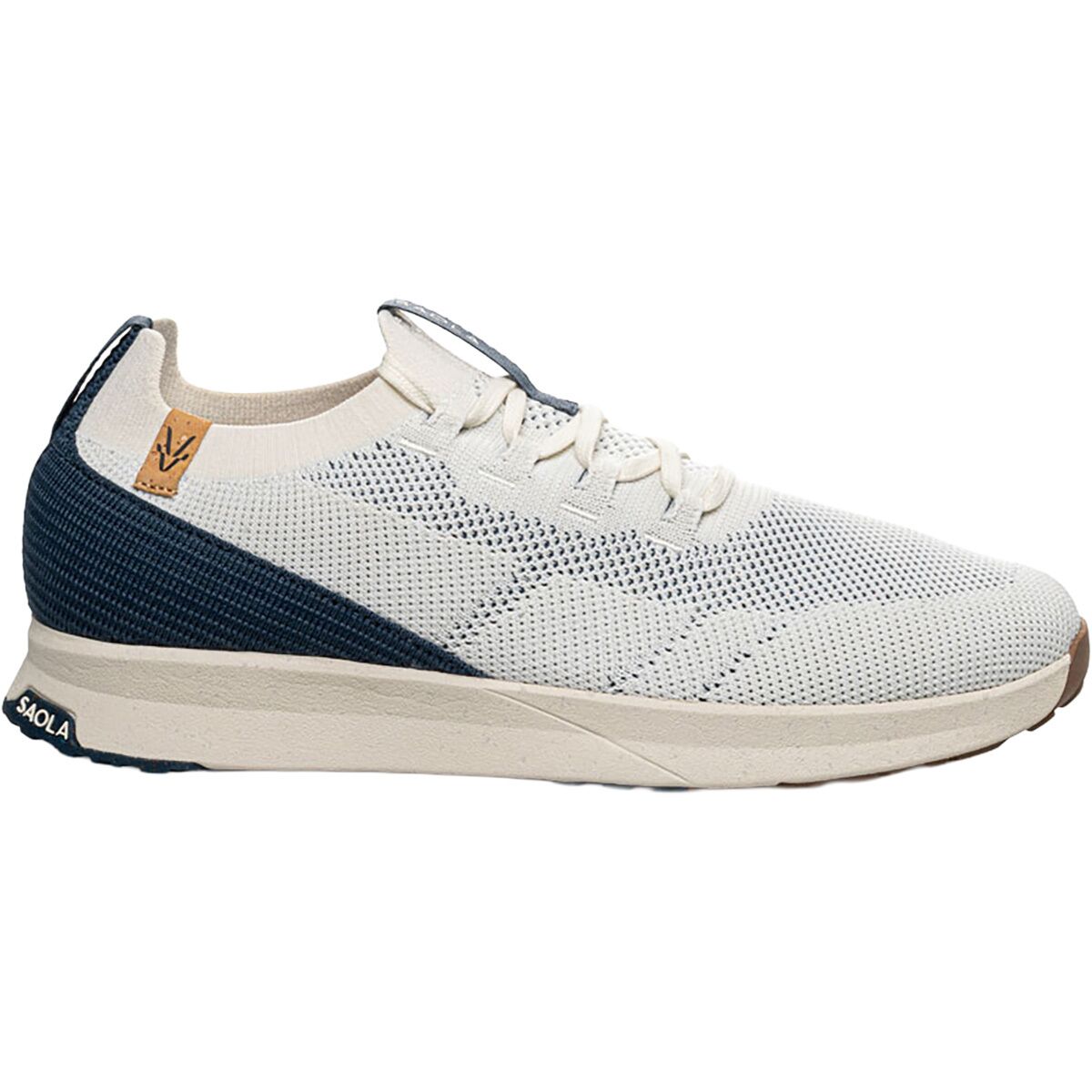 Image of Saola Tsavo 3 Shoe - Men's White Navy, 8.5