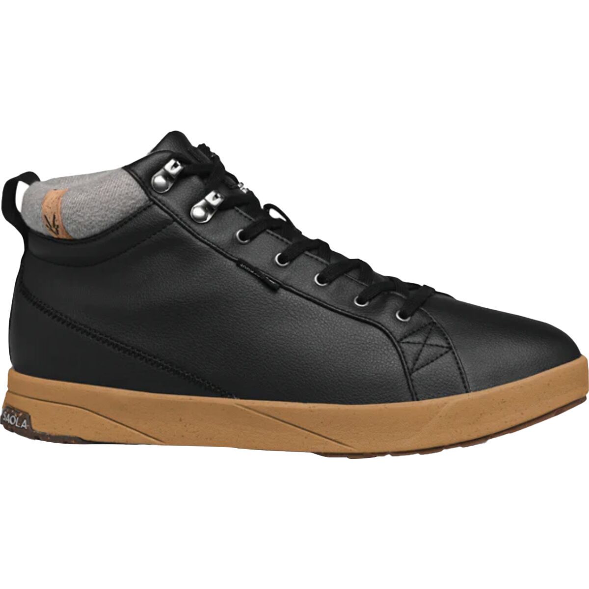 Image of Saola Bergen Waterproof Warm Shoe - Men's Black/Tobacco, 9.0