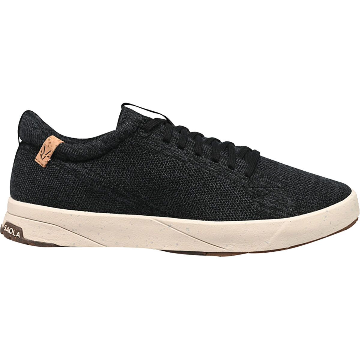 Image of Saola Cannon Knit 2.0 Wool Shoe - Women's Black/Steel Grey, 7.5