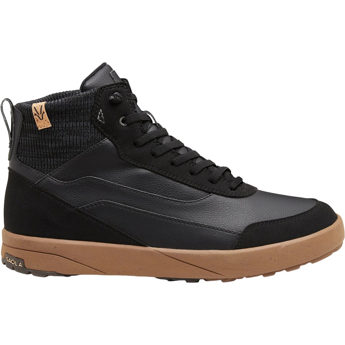 Image of Saola Quito Mid WP Shoe - Men's Black, 9.5