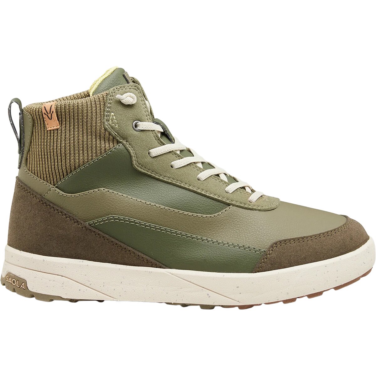 Image of Saola Quito Mid WP Shoe - Women's Olive, 9.5