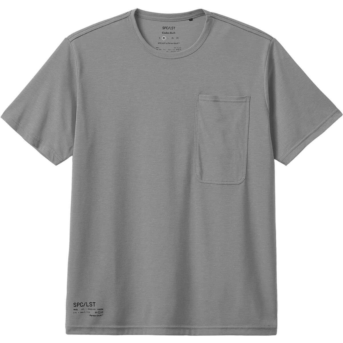 Image of SPC/LST Codex PKT T-Shirt - Men's Grey, S