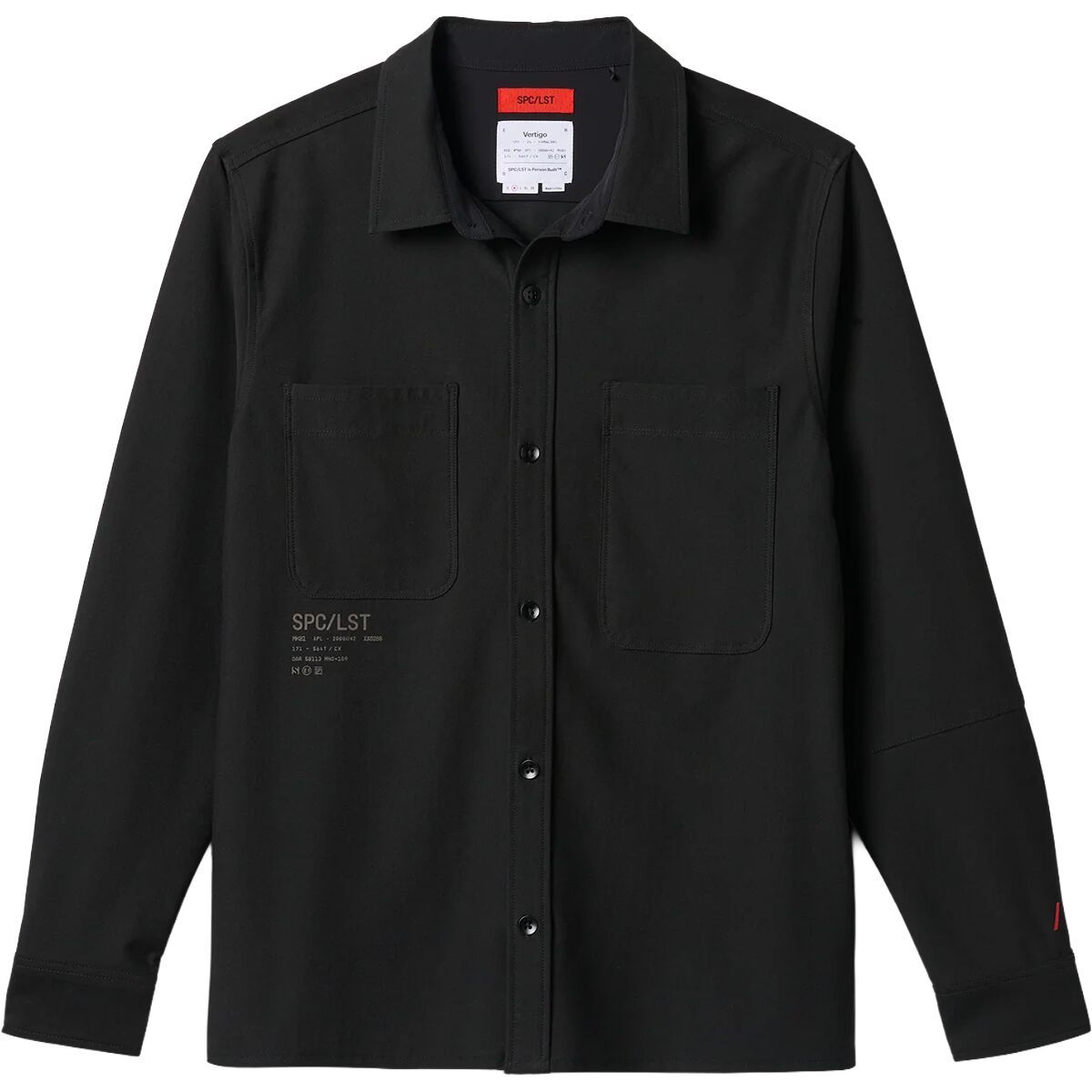 Image of SPC/LST Vertigo Long-Sleeve Tech Shirt - Men's Black, S