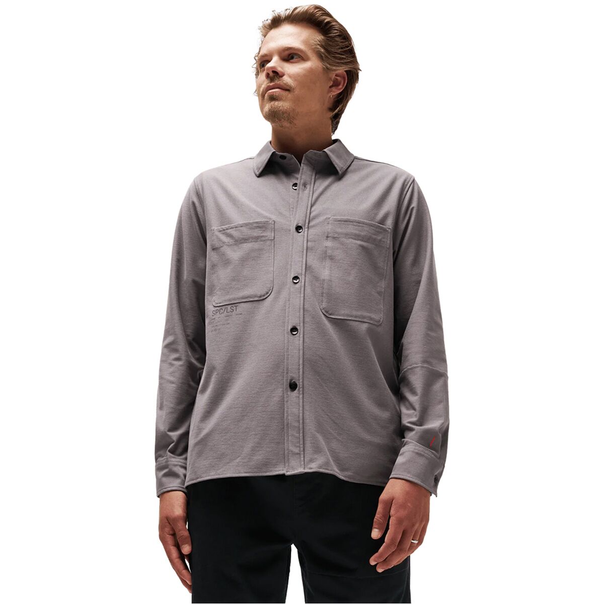 Image of SPC/LST Vertigo Long-Sleeve Tech Shirt - Men's Grey, S