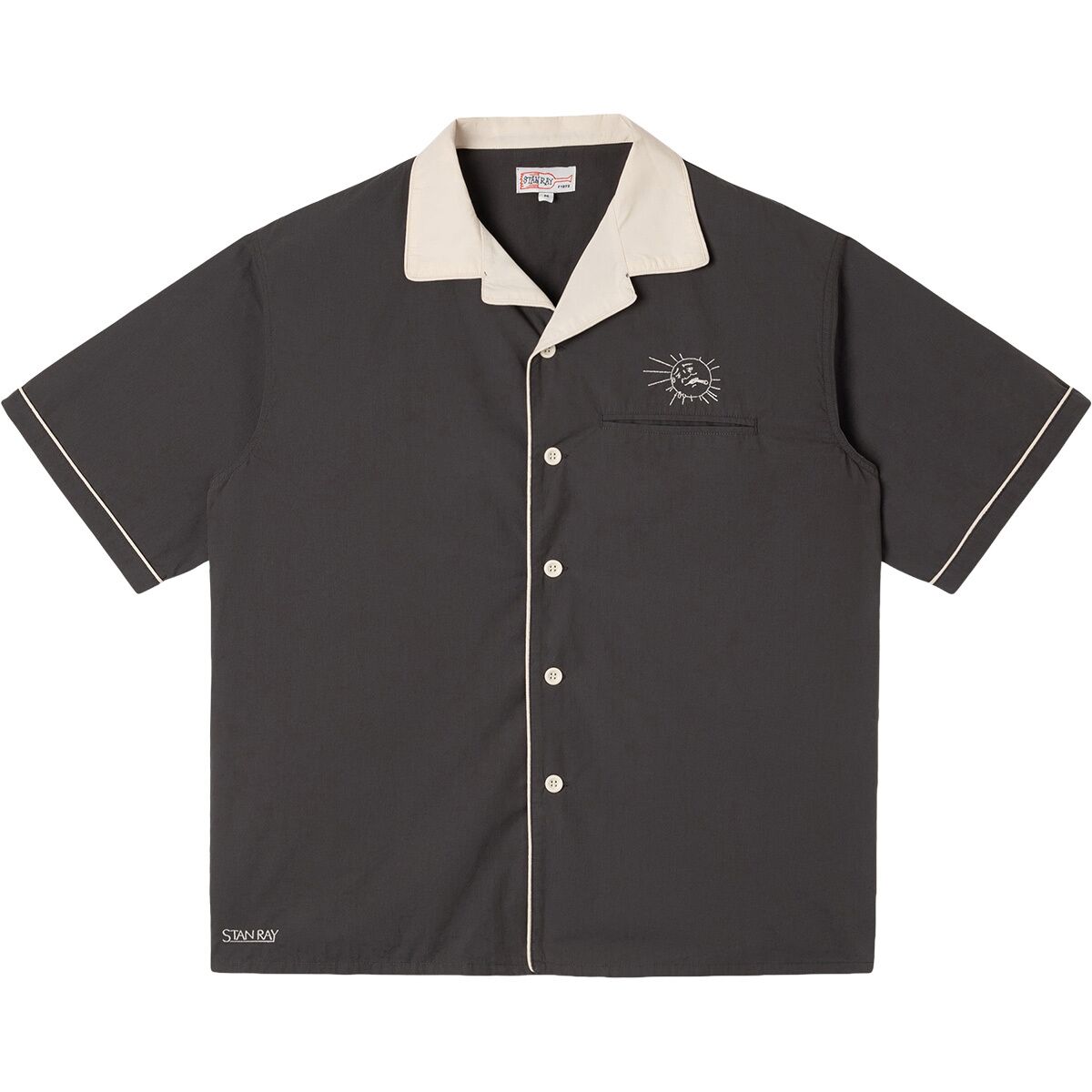Image of Stan Ray Bowling Short-Sleeve Shirt - Men's Raven Black, S