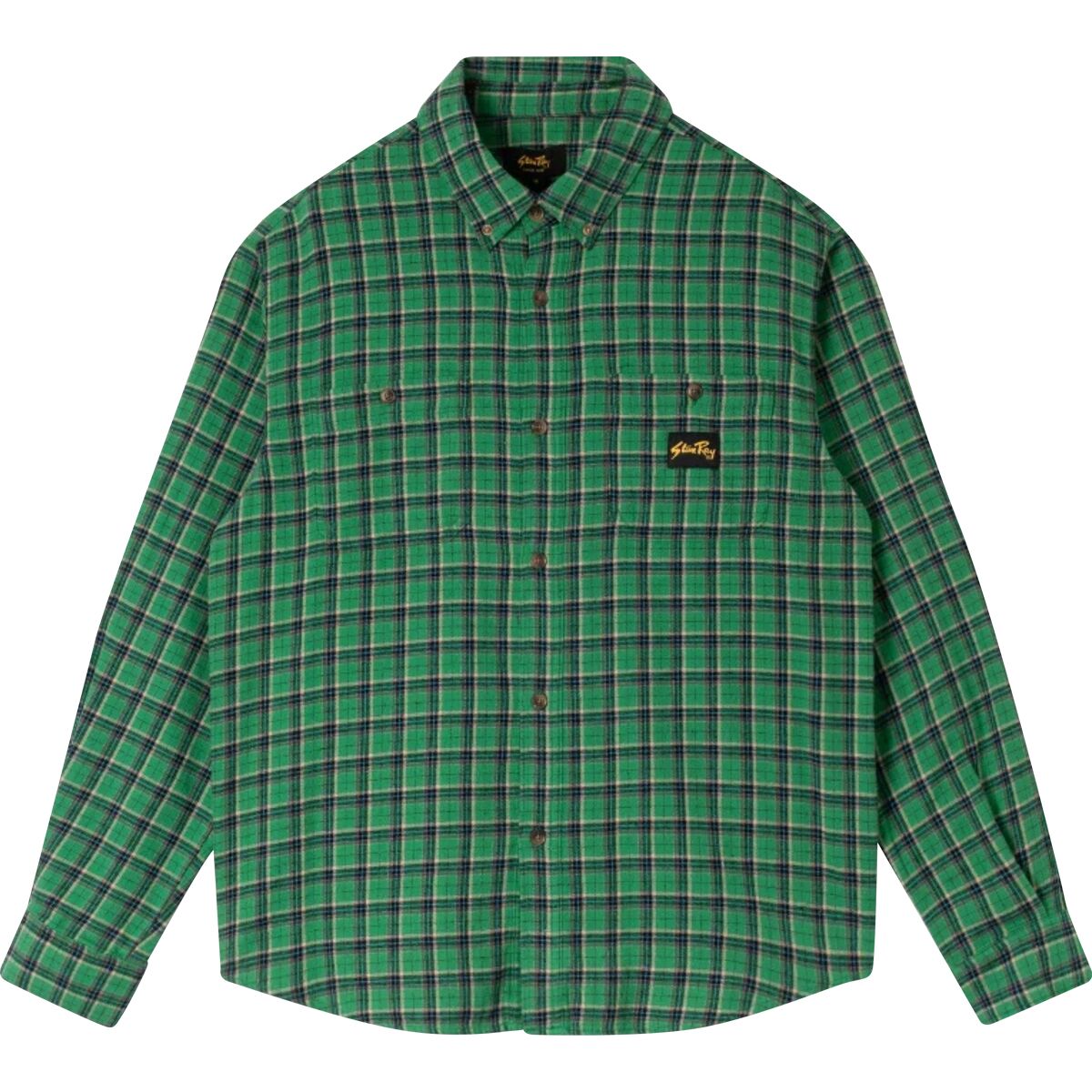 Image of Stan Ray Flannel Shirt - Men's Summer Green Plaid, S