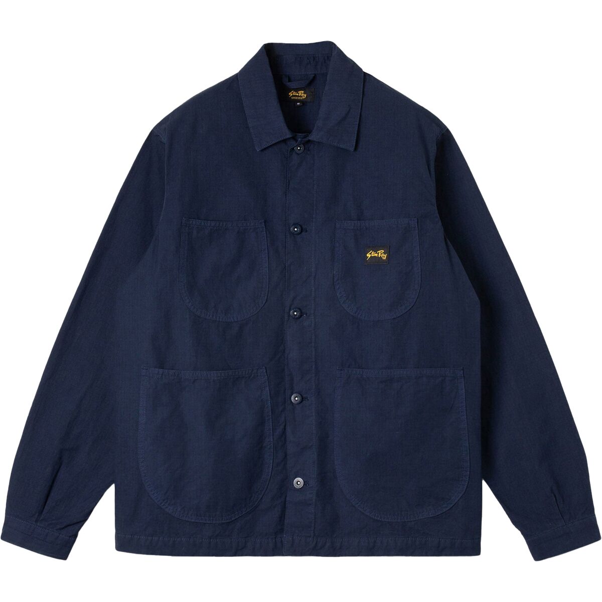 Image of Stan Ray Coverall Jacket - Men's Navy Ripstop, M