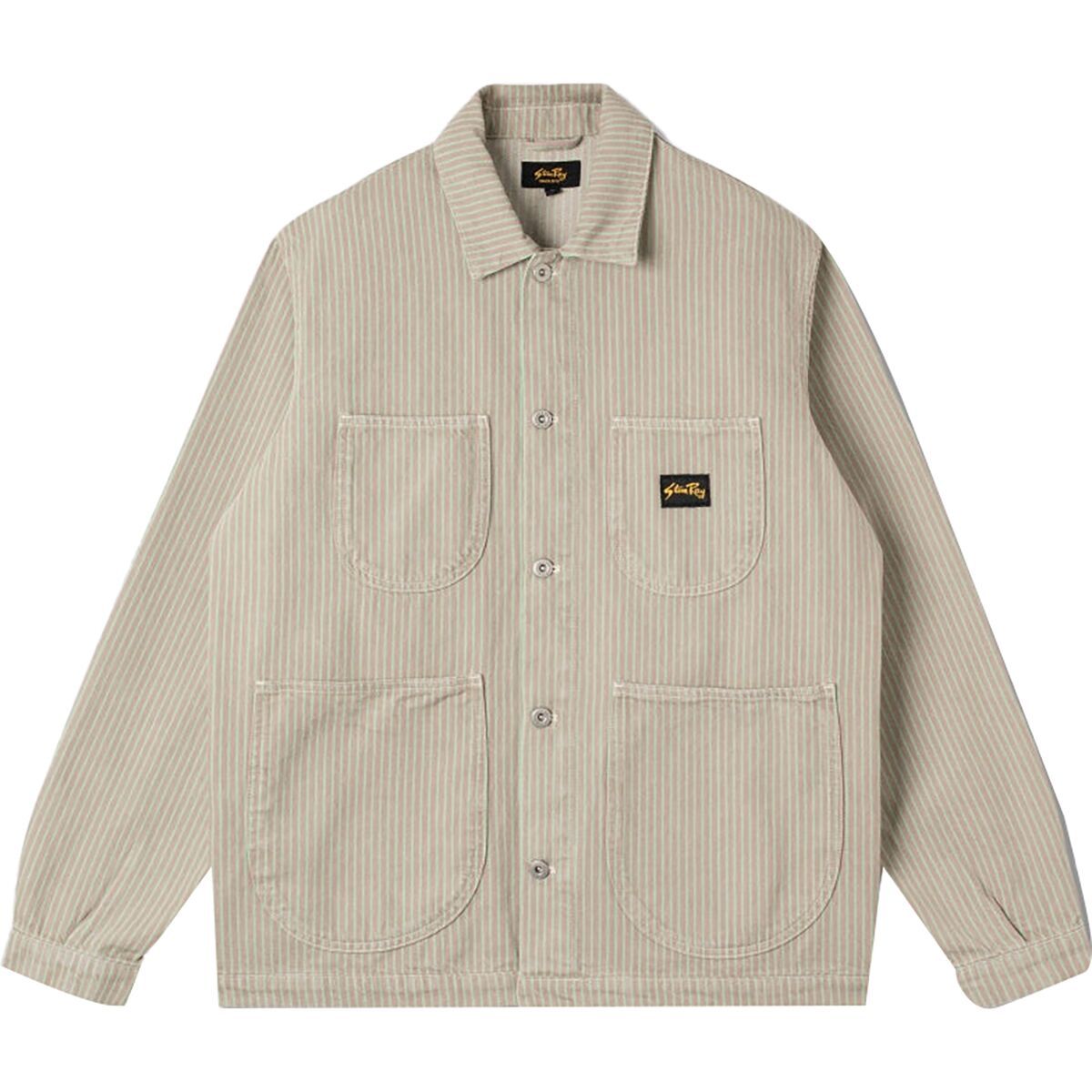 Stan Ray Coverall Jacket Quiet Green Hickory, L