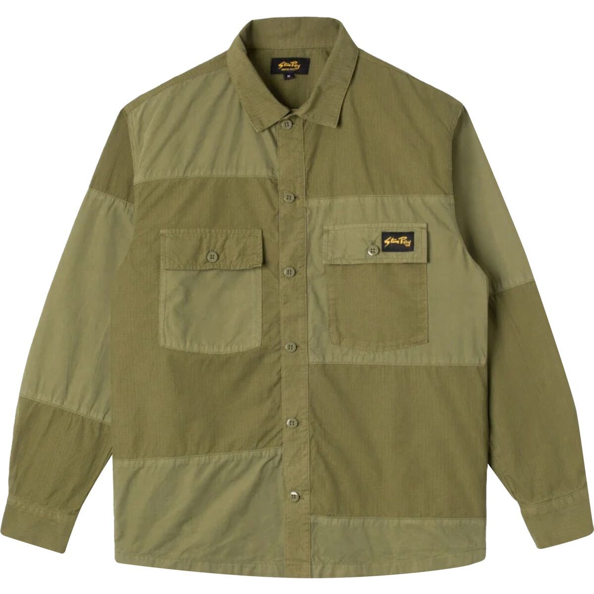 Image of Stan Ray Cpo Shirt Olive Rs/Poplin Mix, XS