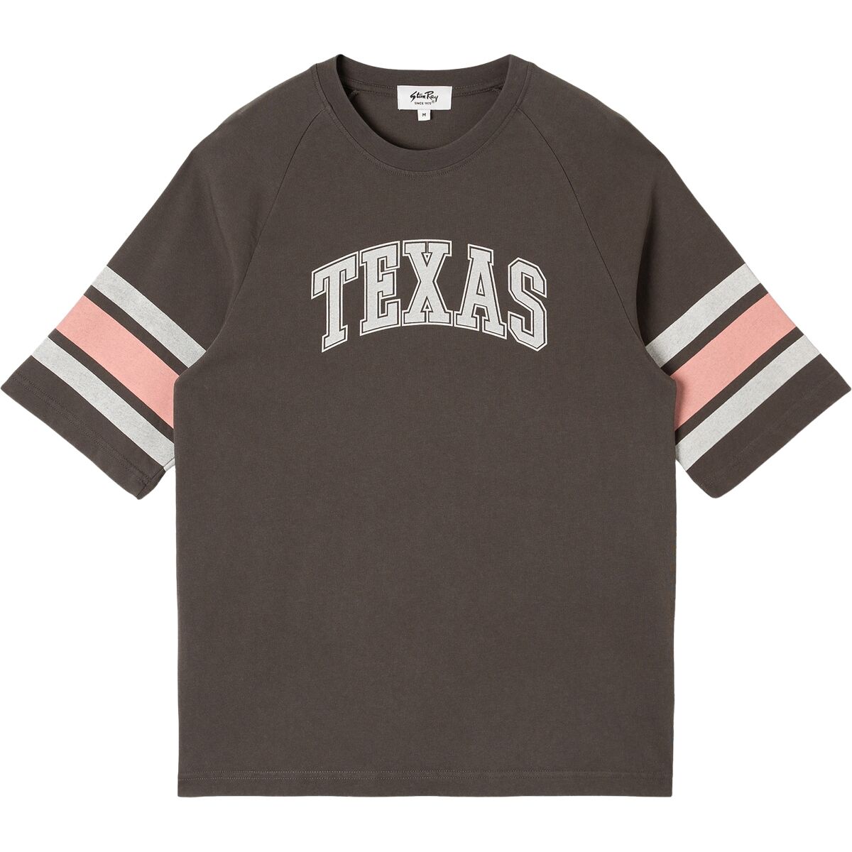 Image of Stan Ray Raglan Stripe T-Shirt Washed Black, M