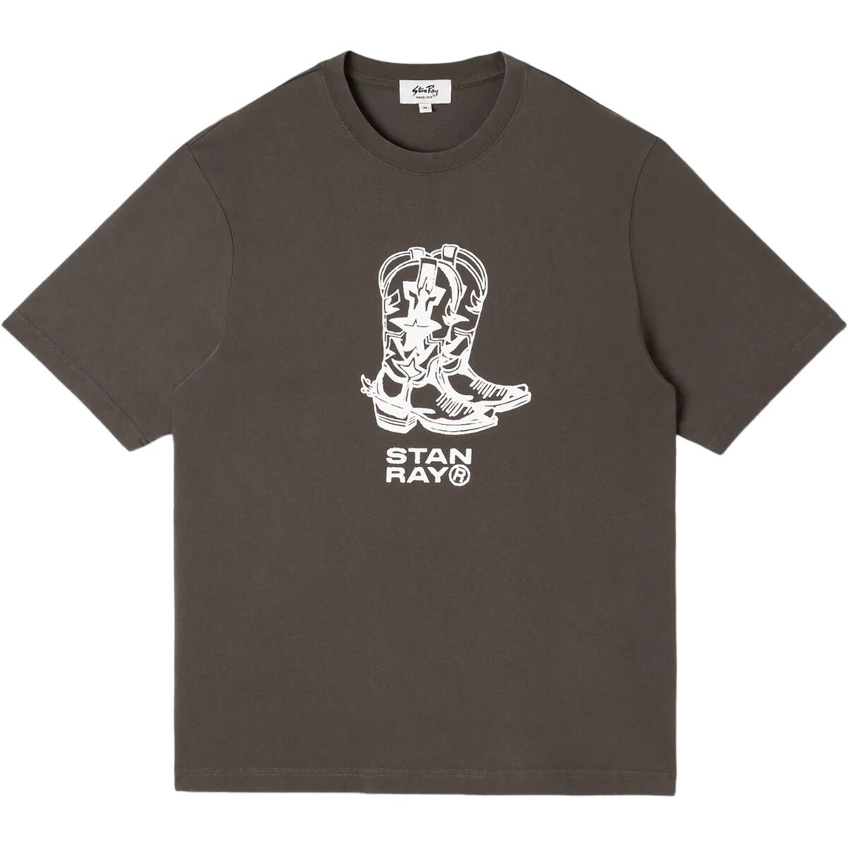 Image of Stan Ray Boots T-Shirt - Men's Washed Black, M