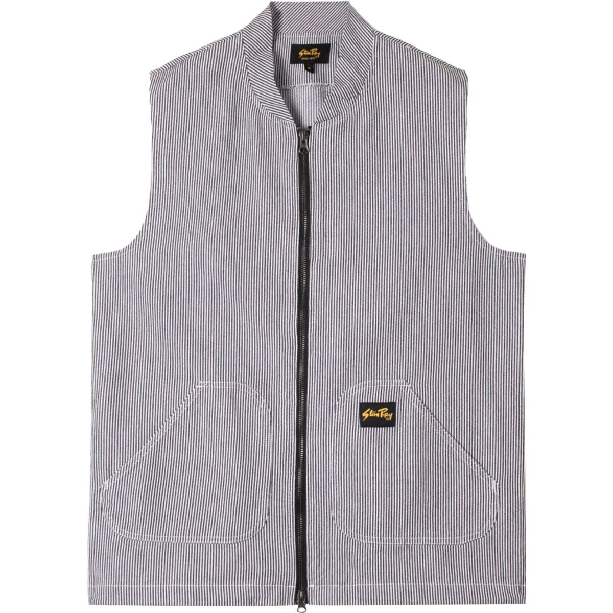 Image of Stan Ray Work Vest - Men's Aged Hickory Stripe, XL