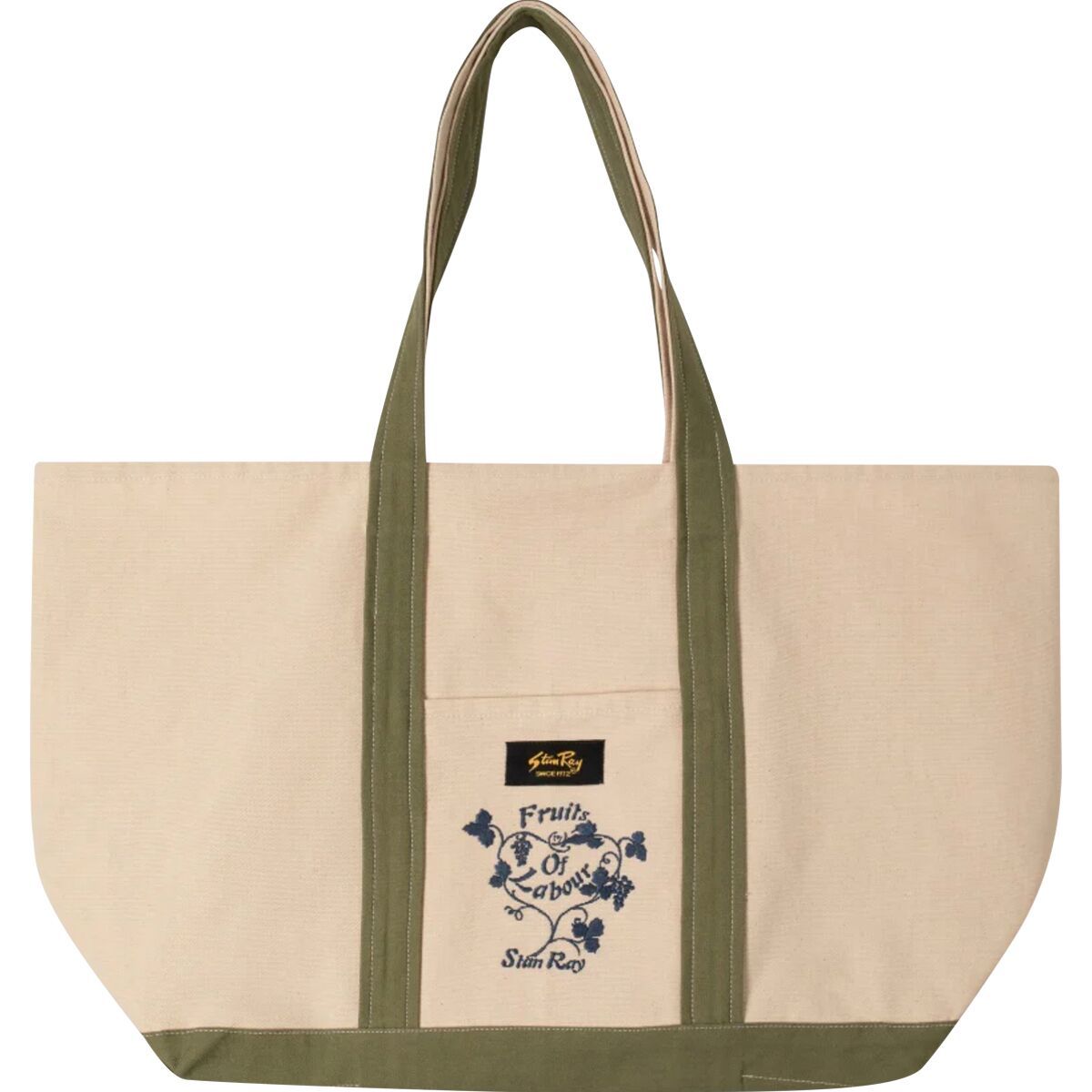 Stan Ray Boat Tote Natural/Olive Sateen