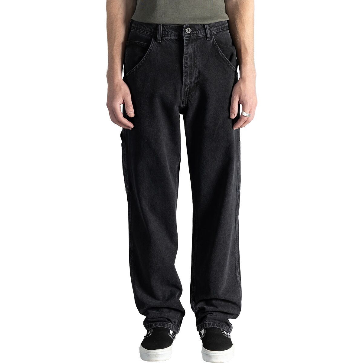 Image of Stan Ray 80S Painter Pant - Women's Stonewashed Black Denim, 34/Reg