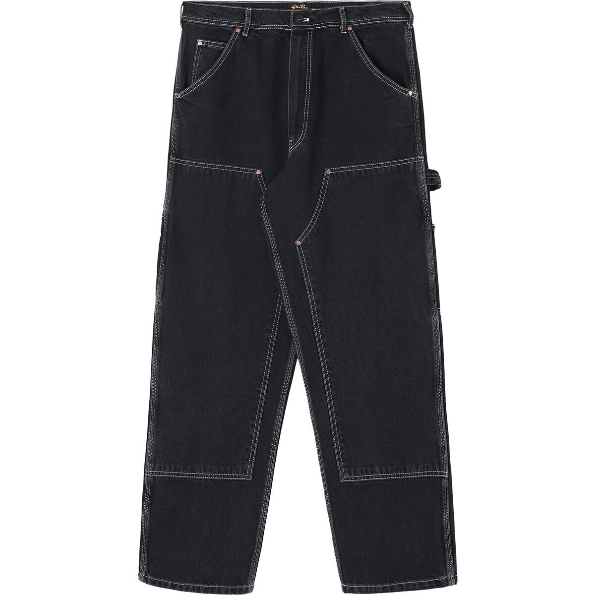 Image of Stan Ray Double Knee Pant - Women's Stonewashed Black Denim, 38