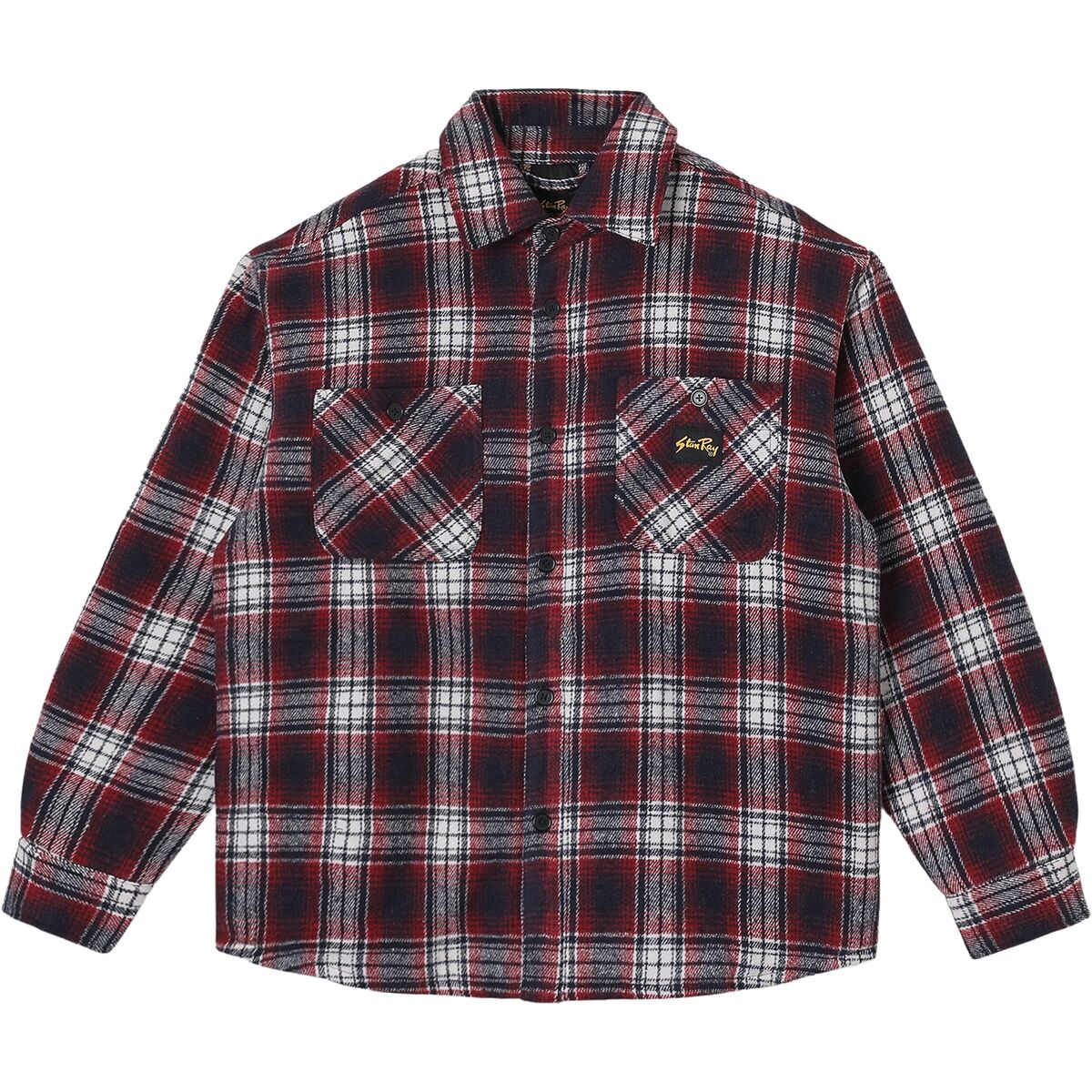 Image of Stan Ray Quilted Plaid Overshirt - Women's Red, S