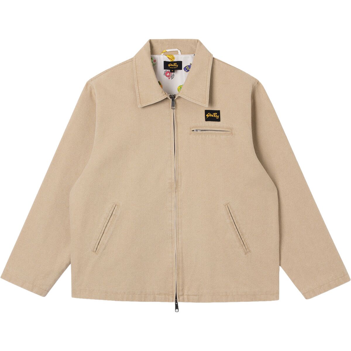 Image of Stan Ray Gas Jacket Eucalyptus Canvas, M