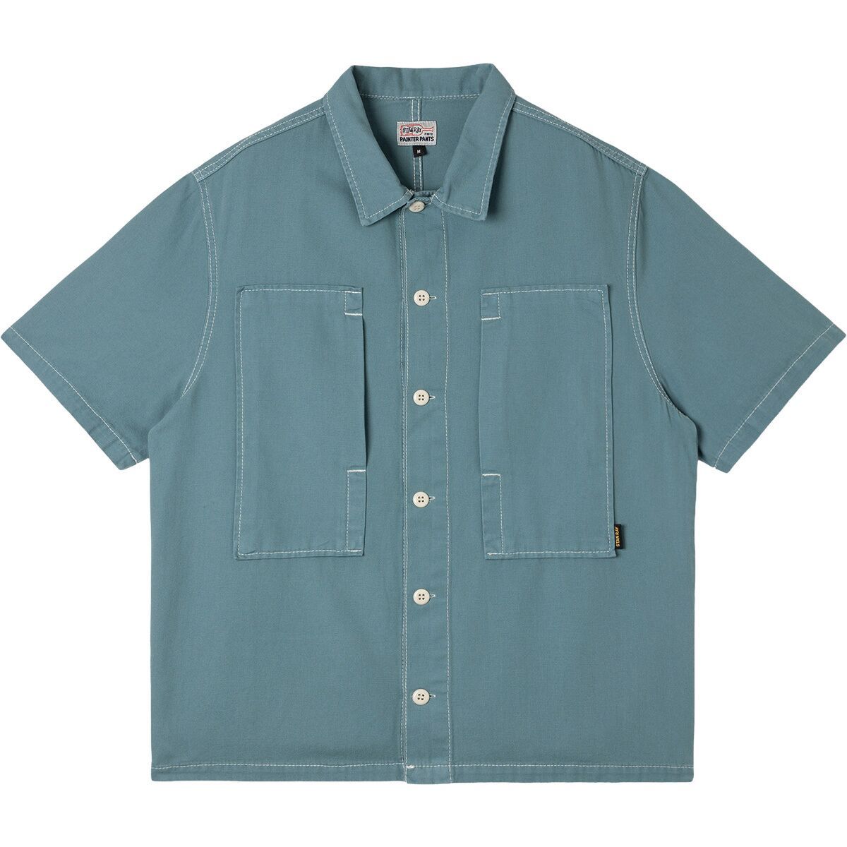 Image of Stan Ray Painter Shirt - Men's Brittany Blue Canvas, L