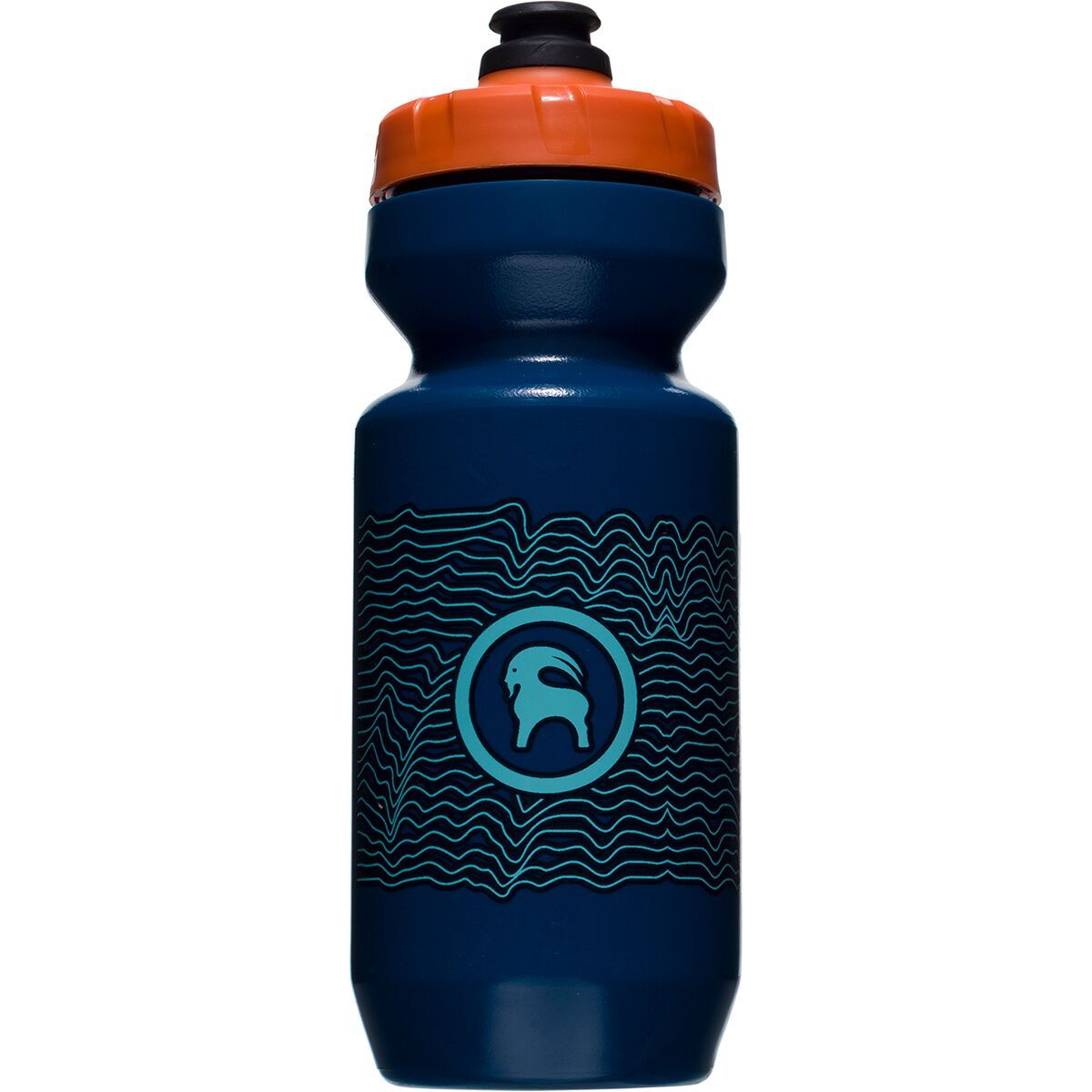 Image of Purist by Specialized Purist Backcountry Water Bottle Tide/Orange Cap, 22oz