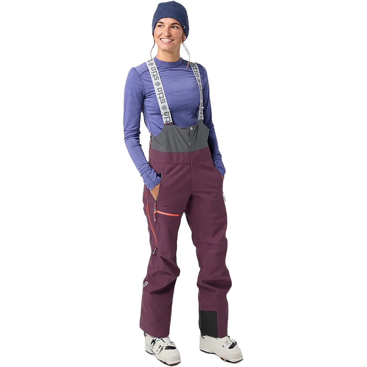 Image of STIO Environ Bib - Women's Aubergine, XL