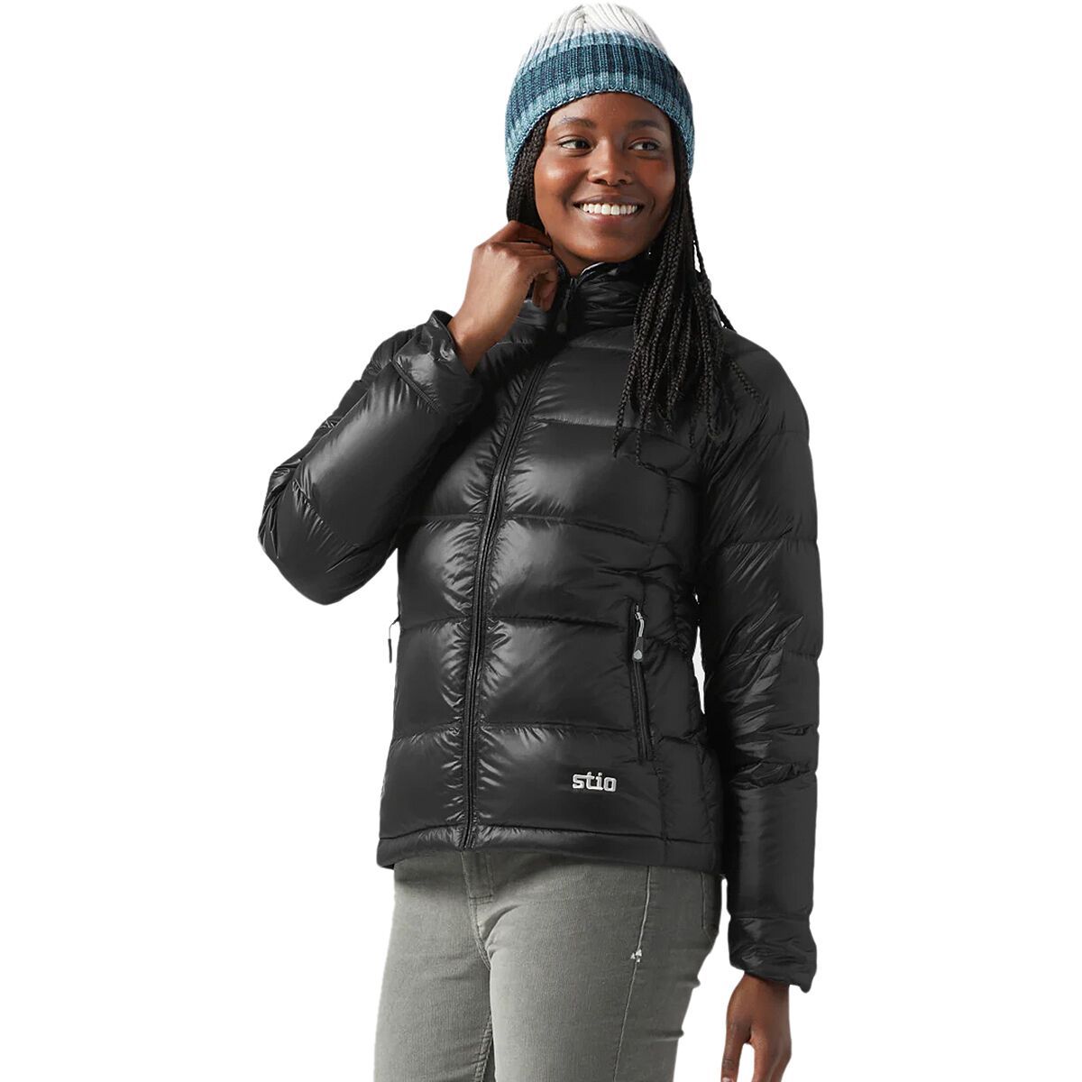 Image of STIO Hometown Down Hooded Jacket - Women's Abyss, XL