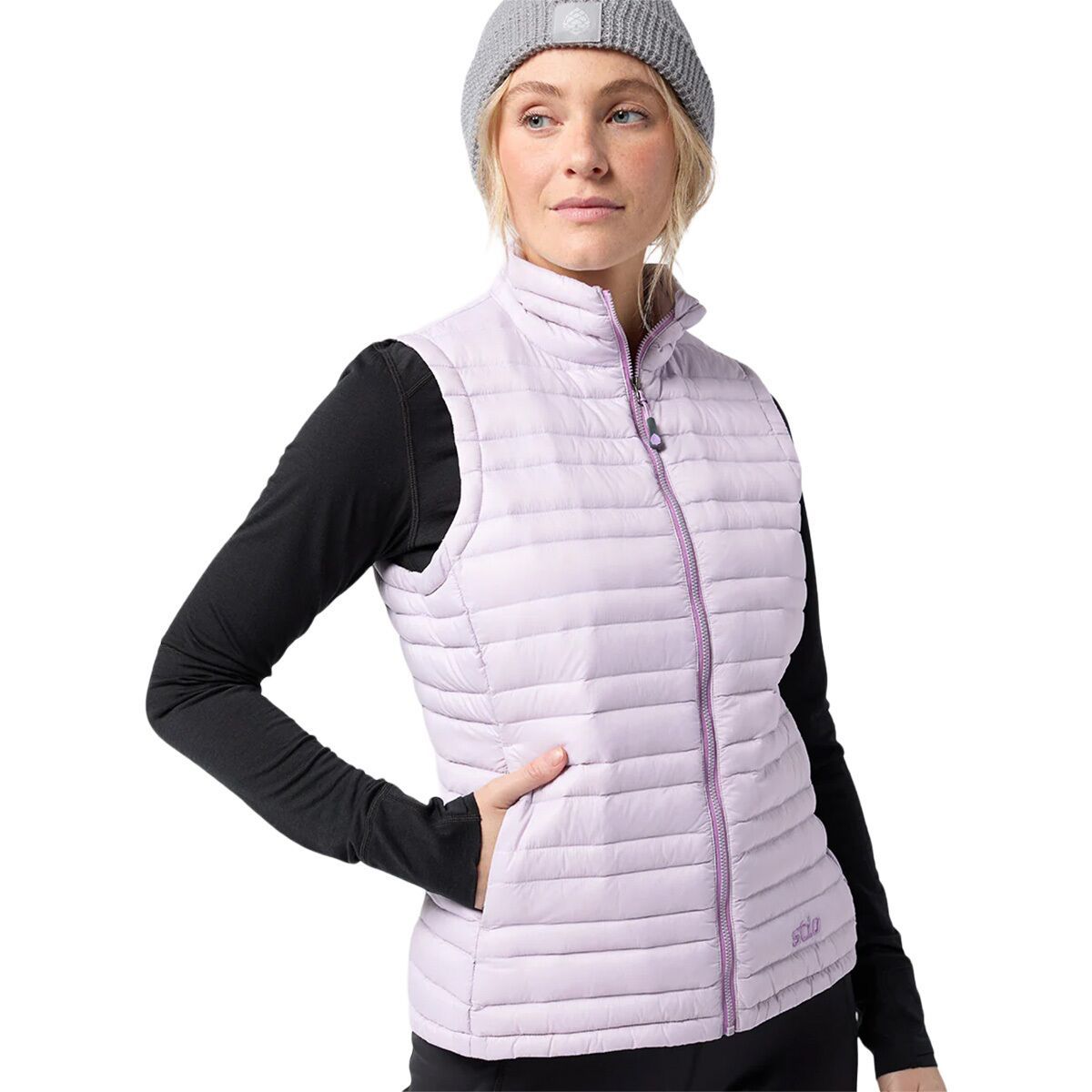 Image of STIO Pinion Down Vest - Women's Lavender Haze, XL