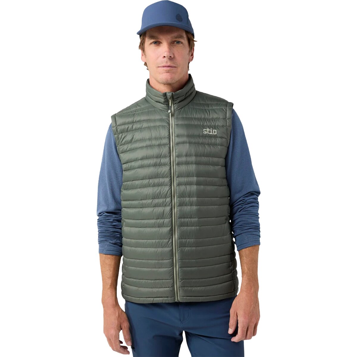 Image of STIO Pinion Down Vest - Men's Canyon Rock, M