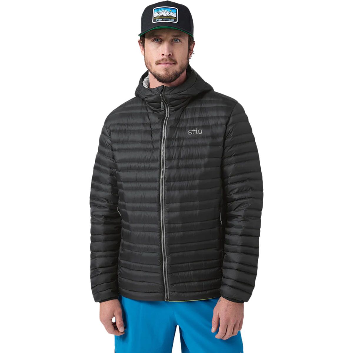 Image of STIO Pinion Down Hooded Jacket - Men's Abyss, L